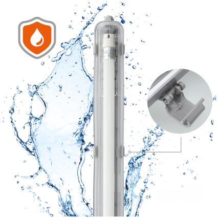 Brilagi - LED lysrör arbetsbelysning OPTIMA T8 1xG13/18W/230V 4000K IP65 128 cm