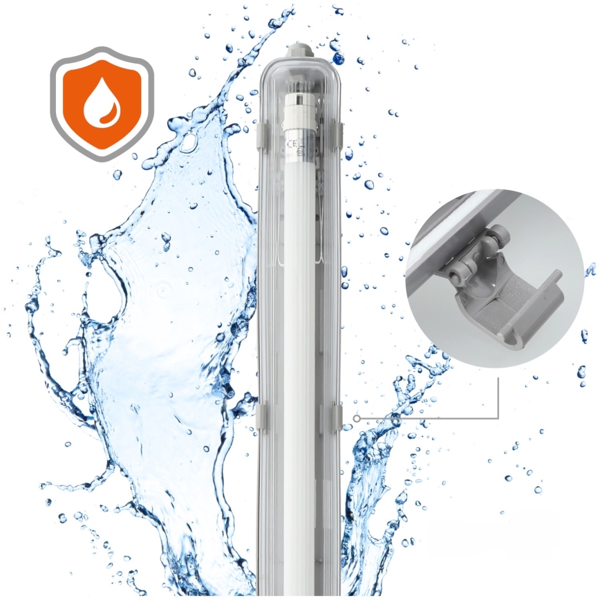 Brilagi - LED lysrör arbetsbelysning OPTIMA T8 1xG13/18W/230V 4000K IP65 128 cm