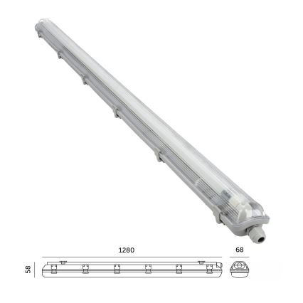 Brilagi - LED lysrör arbetsbelysning OPTIMA T8 1xG13/18W/230V 4000K IP65 128 cm