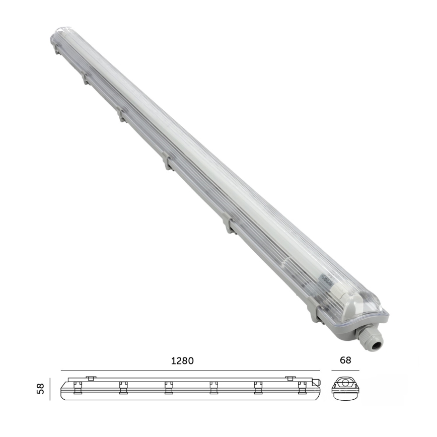 Brilagi - LED lysrör arbetsbelysning OPTIMA T8 1xG13/18W/230V 4000K IP65 128 cm