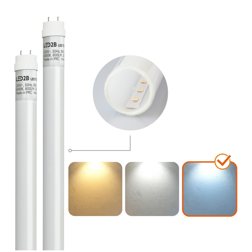 Brilagi - LED lysrör arbetsbelysning OPTIMA T8 2xG13/18W/230V 6500K IP65 128 cm