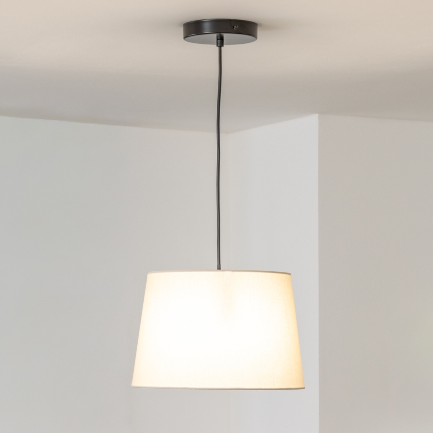 Brilagi - LED-pendel med kabel CERIA 1xE27/40W/230V Ø 30 cm beige