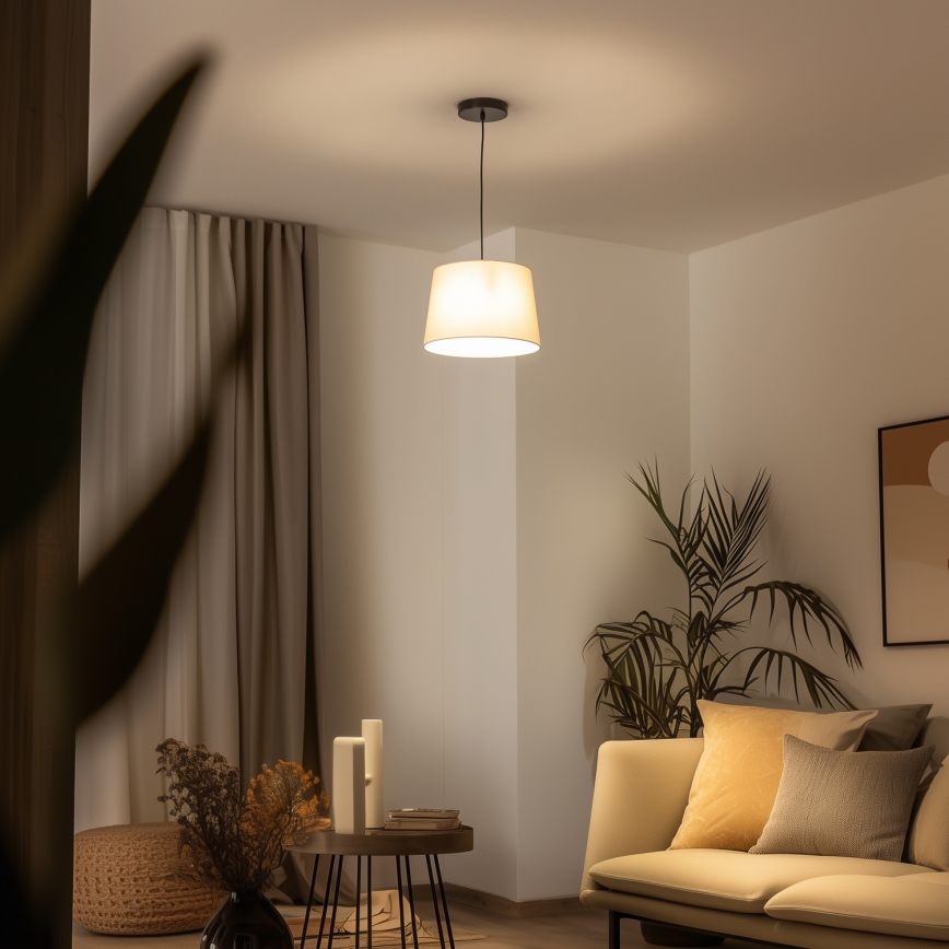 Brilagi - LED-pendel med kabel CERIA 1xE27/40W/230V Ø 30 cm beige
