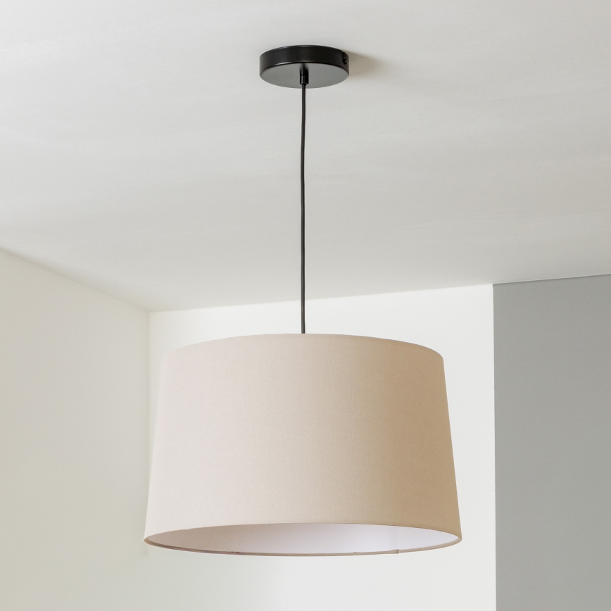 Brilagi - LED-pendel med vajer CERIA 1xE27/40W/230V Ø 45 cm beige