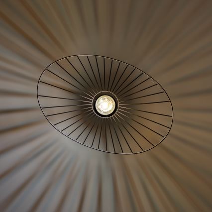 Brilagi - LED-pendel med vajer CERIA WIRE 1xE27/40W/230V 40x56 cm svart