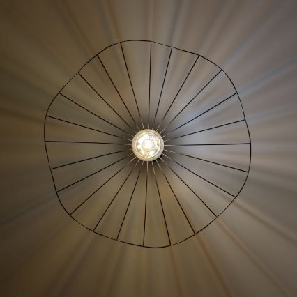 Brilagi - LED-pendel med vajer CERIA WIRE 1xE27/40W/230V Ø 80 cm svart