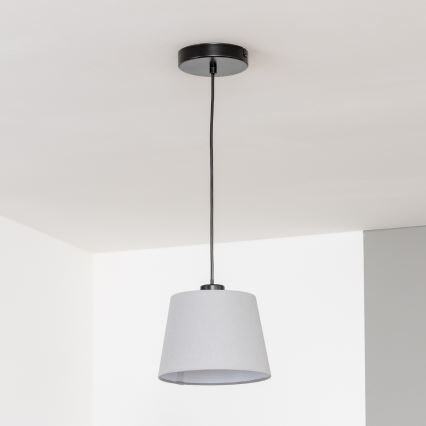 Brilagi - LED-pendel på kabel CERIA 1xE27/40W/230V Ø 20,5 cm grå