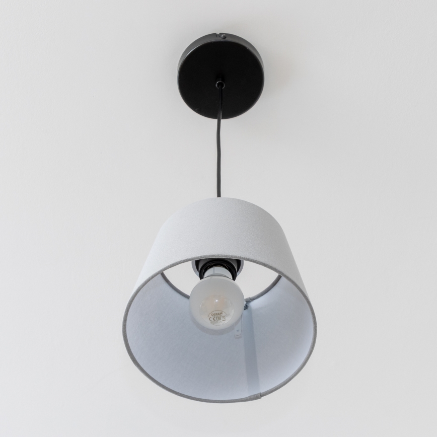 Brilagi - LED-pendel på kabel CERIA 1xE27/40W/230V Ø 20,5 cm grå