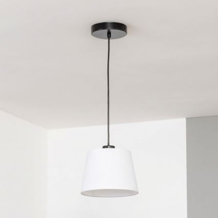 Brilagi - LED-pendel på kabel CERIA 1xE27/40W/230V Ø 20,5 cm vit
