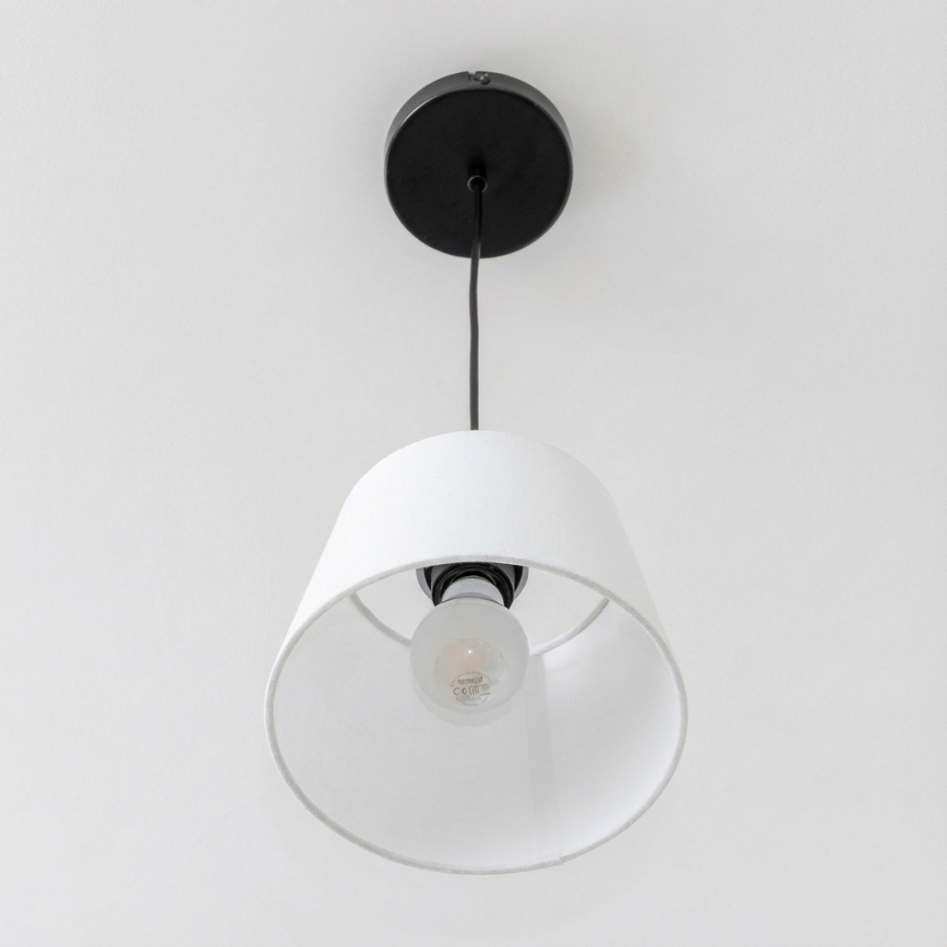 Brilagi - LED-pendel på kabel CERIA 1xE27/40W/230V Ø 20,5 cm vit