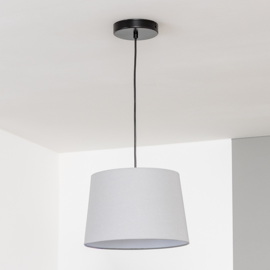 Brilagi - LED-pendel på kabel CERIA 1xE27/40W/230V Ø 30 cm grå