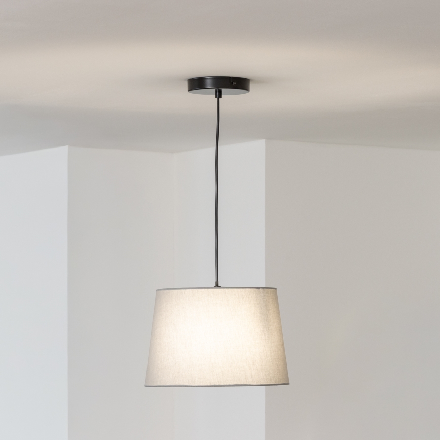 Brilagi - LED-pendel på kabel CERIA 1xE27/40W/230V Ø 30 cm grå