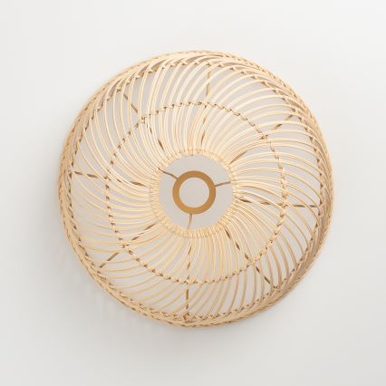 Brilagi - LED-pendel på kabel CERIA BOHO 1xE27/40W/230V Ø 40 cm rattan