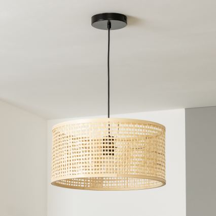 Brilagi - LED-pendel på sladd CERIA BOHO 1xE27/40W/230V Ø 40 cm bambu