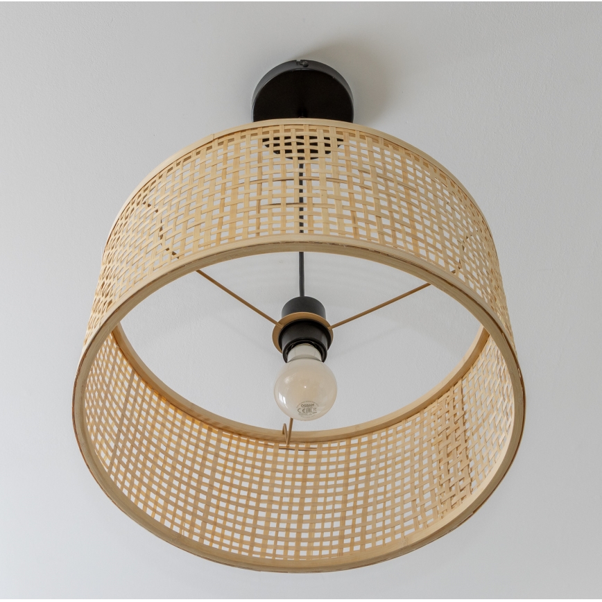 Brilagi - LED-pendel på sladd CERIA BOHO 1xE27/40W/230V Ø 40 cm bambu