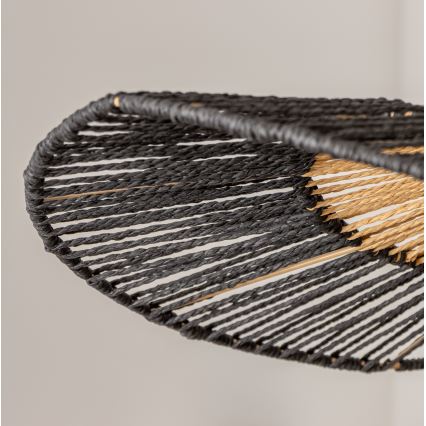 Brilagi - LED-pendel på sladd CERIA BOHO 1xE27/40W/230V Ø 50 cm svart/brun