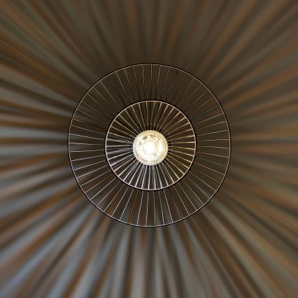 Brilagi - LED-pendel på vajer CERIA WIRE 1xE27/40W/230V Ø 38 cm svart