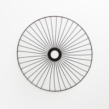 Brilagi - LED-pendel på vajer CERIA WIRE 1xE27/40W/230V Ø 45 cm svart