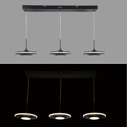 Brilagi - LED-pendel på vajer VERANO 3x LED/15 W/230 V