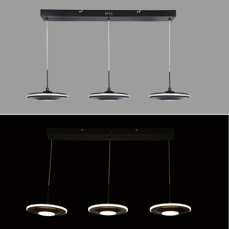 Brilagi - LED-pendel på vajer VERANO 3x LED/15 W/230 V