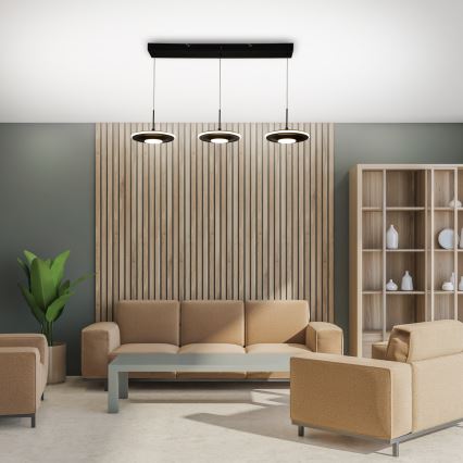 Brilagi - LED-pendel på vajer VERANO 3xLED/15W/230V