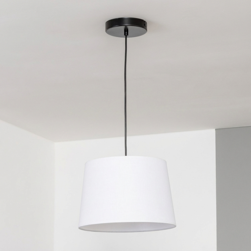 Brilagi - LED-pendellampa med kabel CERIA 1xE27/40W/230V Ø 30 cm vit