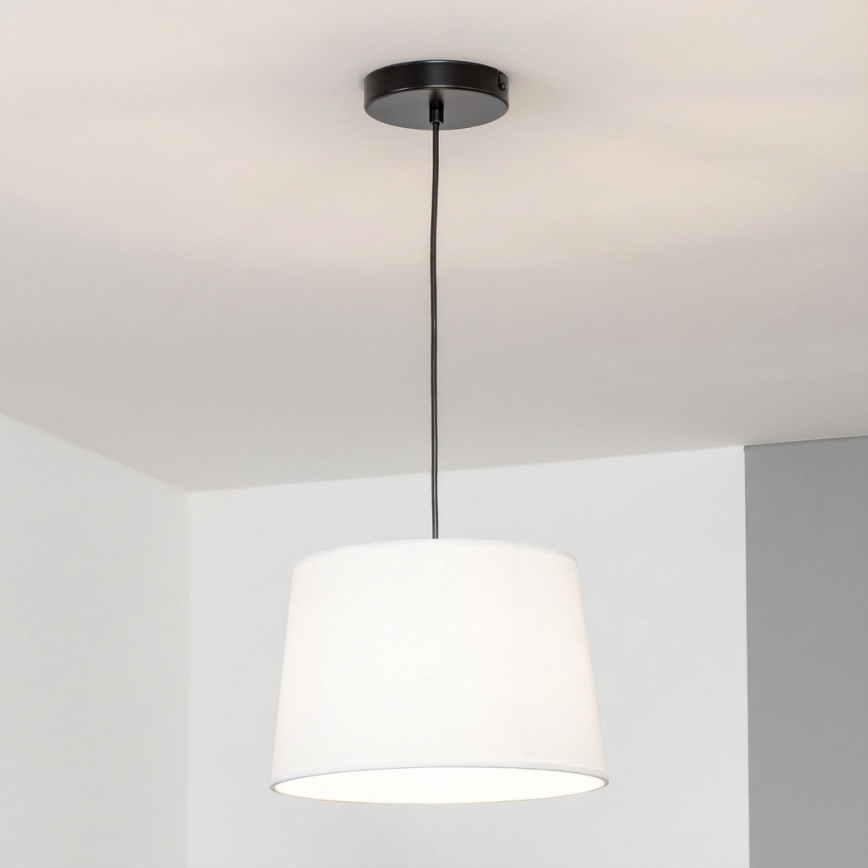 Brilagi - LED-pendellampa med kabel CERIA 1xE27/40W/230V Ø 30 cm vit