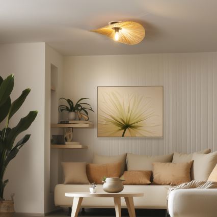 Brilagi - LED-plafondlampa CERIA BOHO 1x E27/40W/230V Ø 60 cm raffia