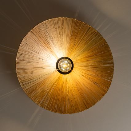 Brilagi - LED-plafondlampa CERIA BOHO 1x E27/40W/230V Ø 60 cm raffia