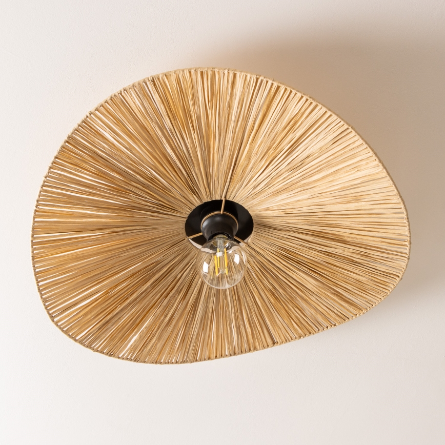 Brilagi - LED-plafondlampa CERIA BOHO 1x E27/40W/230V Ø 60 cm raffia