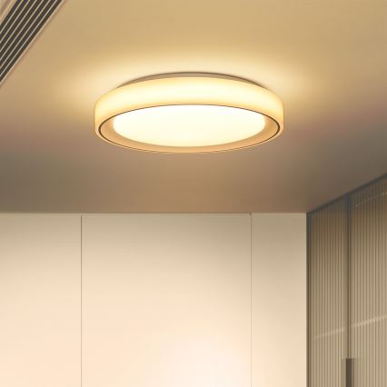 Brilagi - LED RGB dimbar taklampa FLOCO LED/30W/230V 3000-6500K Wi-Fi Tuya + LED/6W + fjärrkontroll
