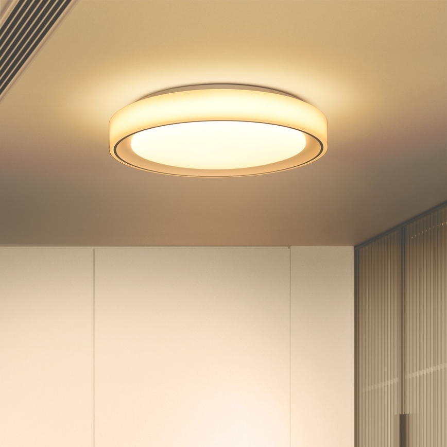 Brilagi - LED RGB dimbar taklampa FLOCO LED/30W/230V 3000-6500K Wi-Fi Tuya + LED/6W + fjärrkontroll