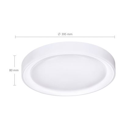 Brilagi - LED RGB dimbar taklampa FLOCO LED/30W/230V 3000-6500K Wi-Fi Tuya + LED/6W + fjärrkontroll