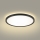 Brilagi - LED RGBW Dimbar taklampa ULTRA SLIM LED/18W/230V 2700-6500K diameter 30 cm svart + fjärrkontroll