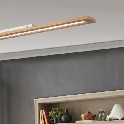 Brilagi - LED RGBW Ljusreglerad panel WOODY FRAME LED/34W/230V 11,5x123 cm 2700-6500K ek + fjärrkontroll