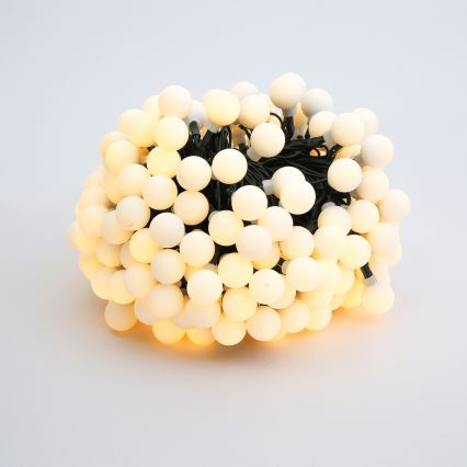 Brilagi - LED Solcell Dekorativ slinga BUBBLE 200xLED/8 funktioner 20m IP65 varm vit