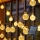 Brilagi - LED Solcell Dekorativ slinga BUBBLE 300xLED/8 funktioner 30m IP65 varm vit