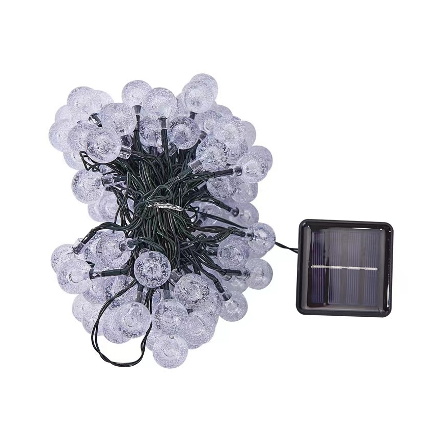 Brilagi - LED Solcell Dekorativ slinga BUBBLE 300xLED/8 funktioner 30m IP65 varm vit