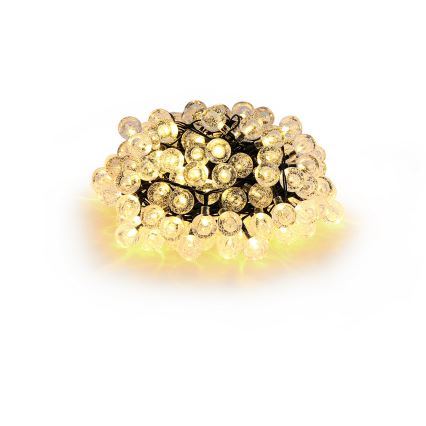 Brilagi - LED Solcell Dekorativ slinga BUBBLE 300xLED/8 funktioner 30m IP65 varm vit