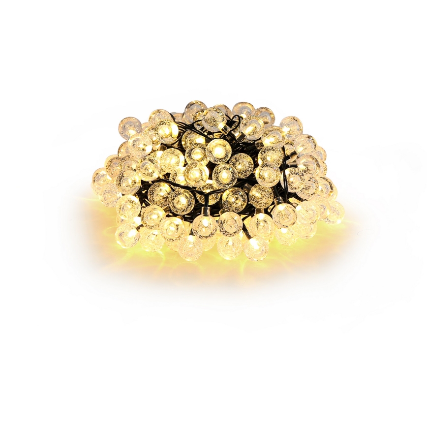 Brilagi - LED Solcell Dekorativ slinga BUBBLE 300xLED/8 funktioner 30m IP65 varm vit
