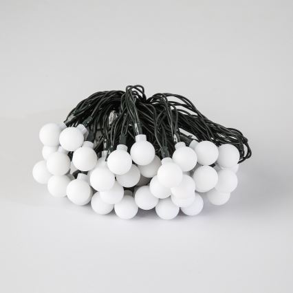 Brilagi - LED Solcell Dekorativ slinga BUBBLE 50xLED/8 funktioner 7m IP65 varm vit