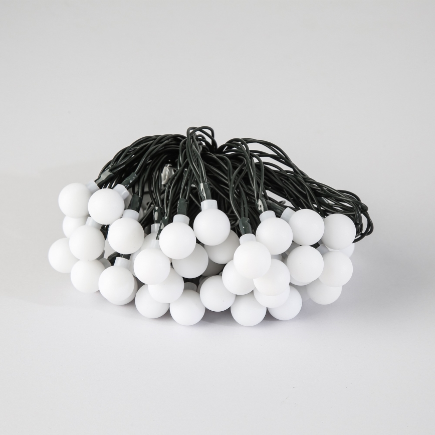 Brilagi - LED Solcell Dekorativ slinga BUBBLE 50xLED/8 funktioner 7m IP65 varm vit