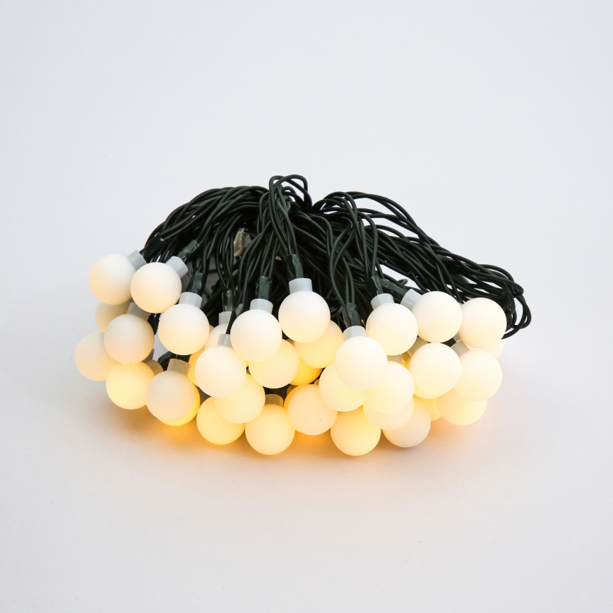 Brilagi - LED Solcell Dekorativ slinga BUBBLE 50xLED/8 funktioner 7m IP65 varm vit