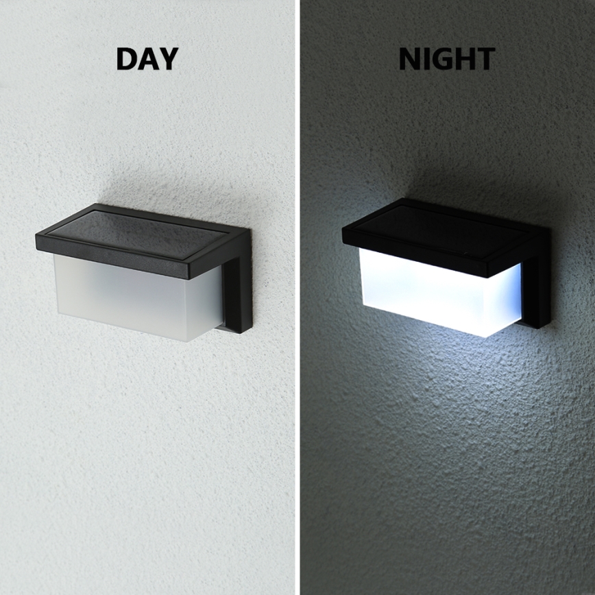 Brilagi - LED Solcellsvägglampa med rörelse- och skymningssensor BRICK LED/12W/5,5V 1200 mAh IP65