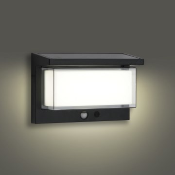 Brilagi - LED solcell väggbelysning med sensor SOL LUME LED/10W/3,7V 4000 mAh IP44
