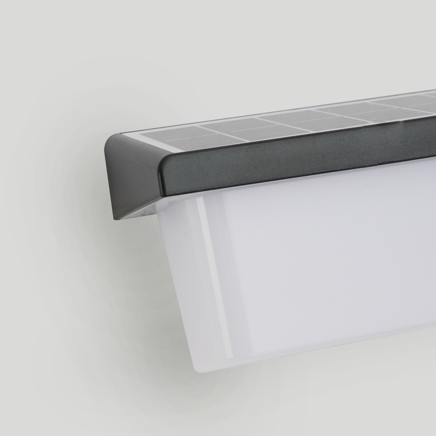 Brilagi - LED solcell väggbelysning med sensor SOL RAY LED/6W/3,7V 2200 mAh IP44