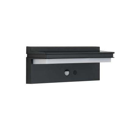 Brilagi - LED solcell väggbelysning med sensor SOL SENSE LED/10W/3,7V 4000 mAh IP44