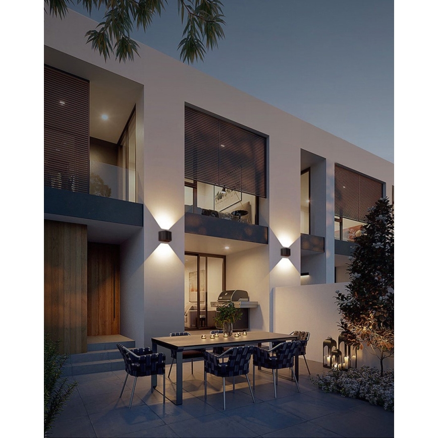 Brilagi - LED solcell väggbelysning med sensor SOLAR CUBE LED/2W/3,2V IP54