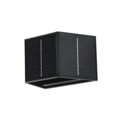 Brilagi - LED solcell väggbelysning med sensor SOLAR CUBE LED/2W/3,2V IP54