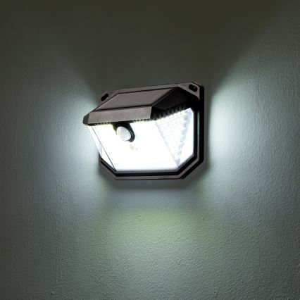 Brilagi - LED solcell väggbelysning med sensor WALLIE LED/4W/5,5V 6500K IP65
